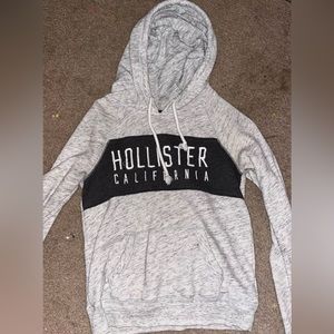 Gray,Dark gray,White Hollister sweatshirt